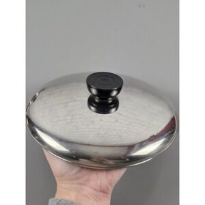 Vintage Revere Ware 6.75" Replacement Lid For 7" Saucepan- Stainless Steel